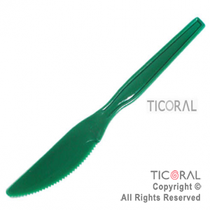 CUCHILLO CLASSIC PLAST VERDE HS4928 x 20